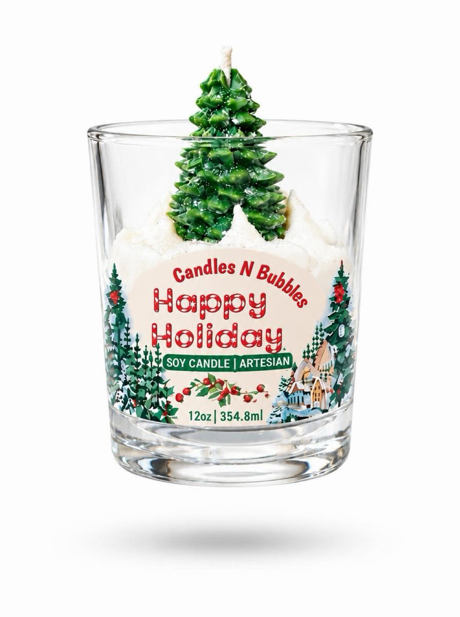 Happy Holiday Soy Candle