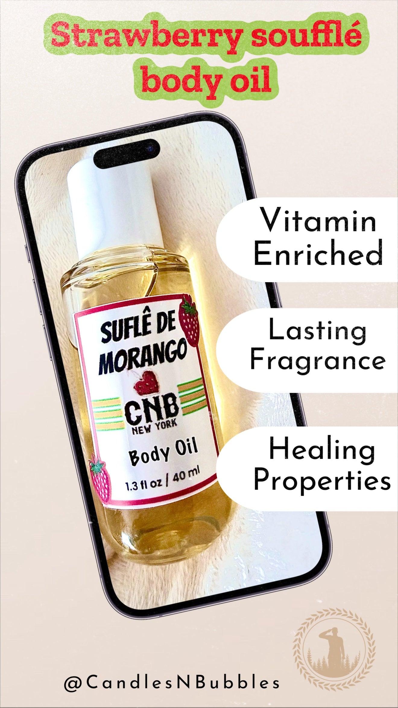 Strawberry soufflé Body Oil