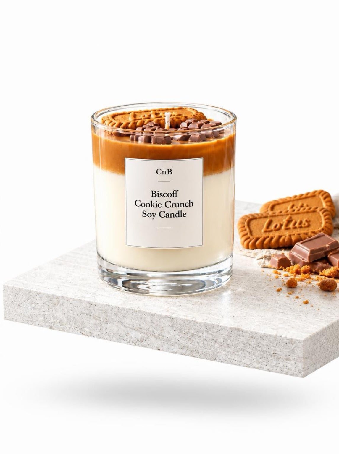 Biscoff cookie crunch Soy Candle