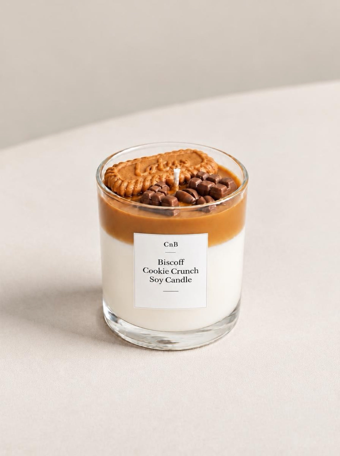 Biscoff cookie crunch Soy Candle